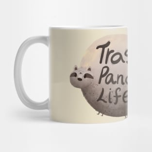 Trash panda life cartoon design Mug